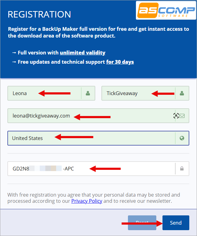 ascomp backup maker pro free giveaway page ascomp backup maker pro free giveaway page