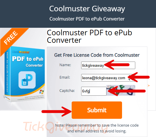 coolmuster pdf to epub converter key giveaway page