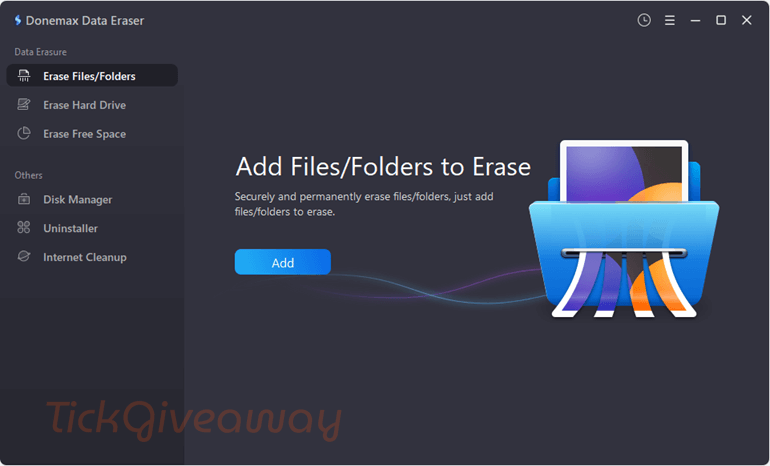 donemax data eraser free main screenshot Donemax Data Eraser