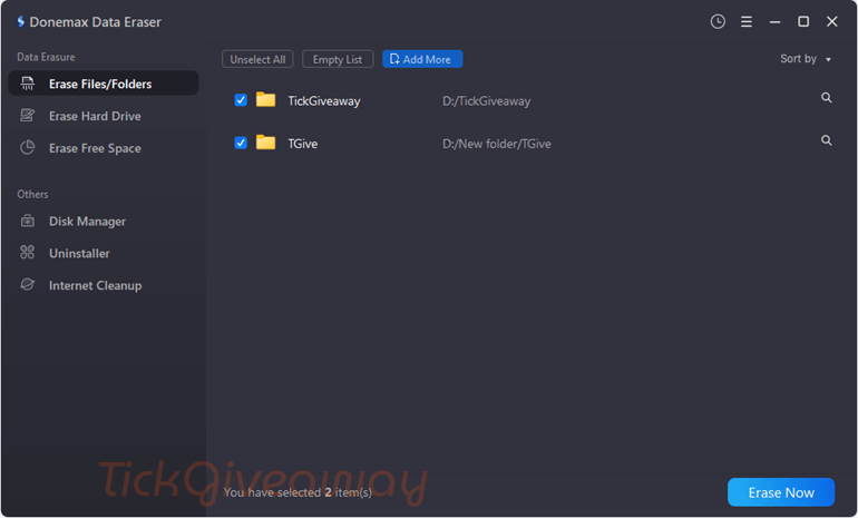 erase files donemax data eraser erase files donemax data eraser