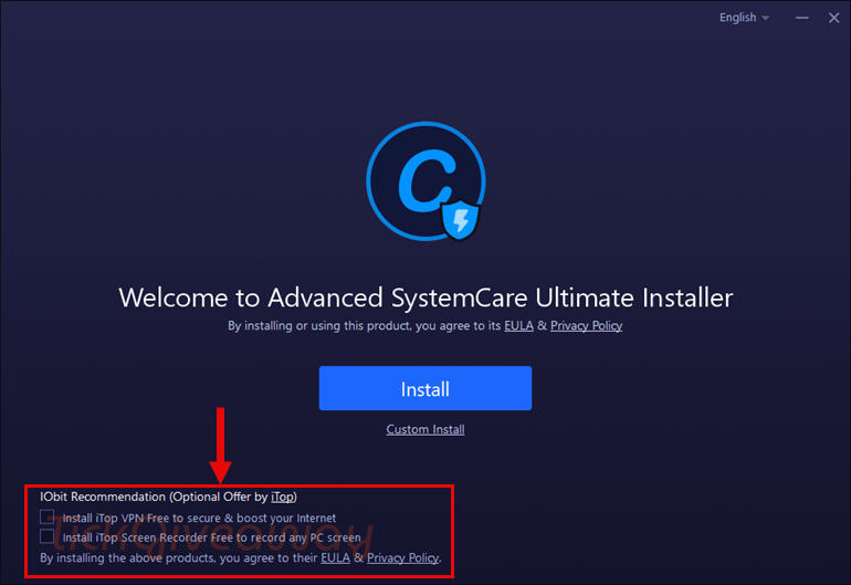 install advanced systemcare ultimate free