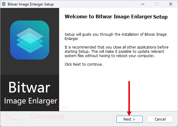 install bitwar image enlarger
