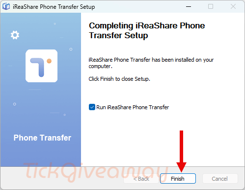 install ireashare phone transfer free