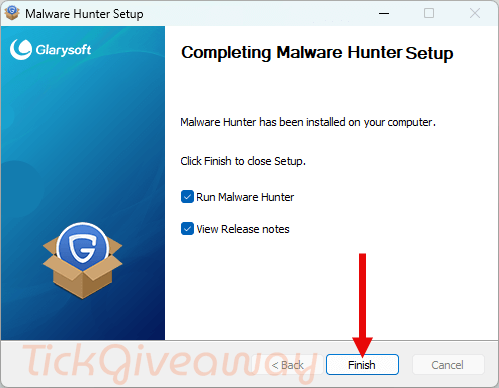 installation glary malware hunter pro