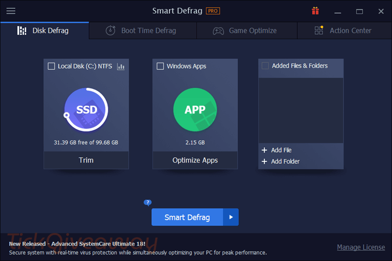 IObit Smart Defrag 