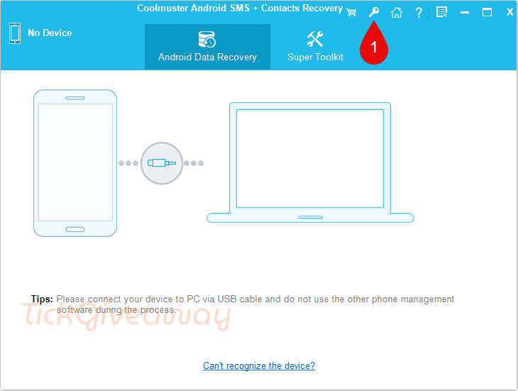register coolmuster android sms contacts recovery free