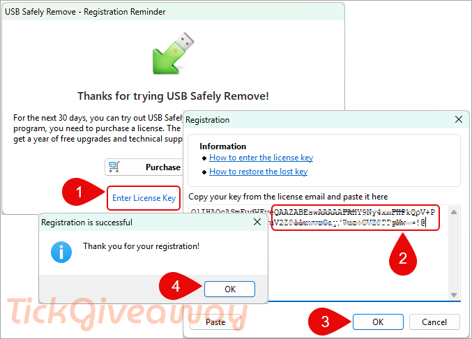 usb safely remove registration code free