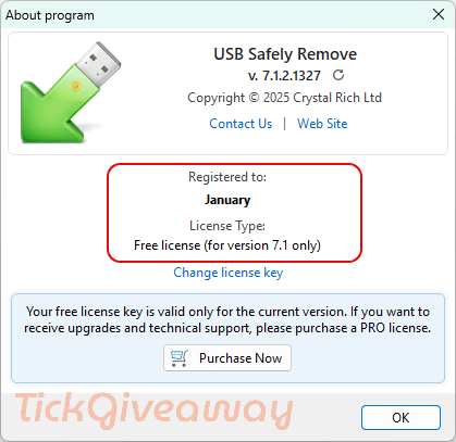 USB Safely Remove Giveaway