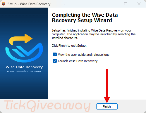 wise data recovery pro free installation