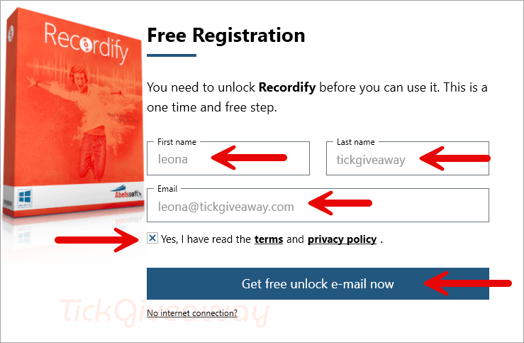 abelssoft recordify activation code