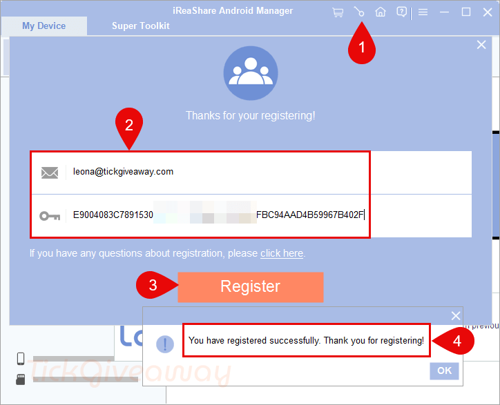 activate ireashare android manager key activate ireashare android manager key