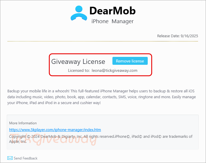 dearmob iphone manager giveaway license dearmob iphone manager giveaway license