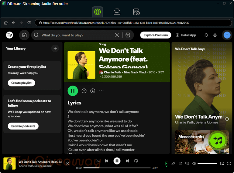 drmare streaming audio recorder free code DRmare Streaming Audio Recorder