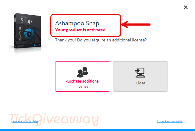 get ashampoo snap free