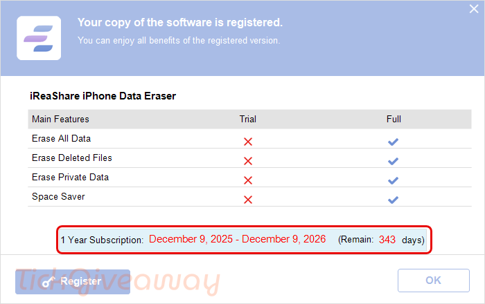 get ireashare iphone data eraser free