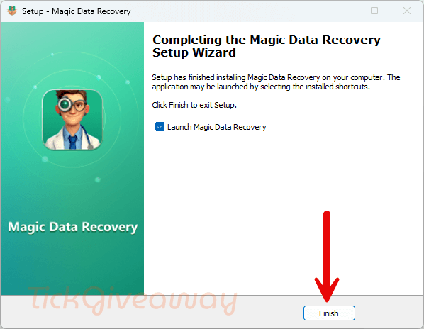 installation magic data recovery wizard