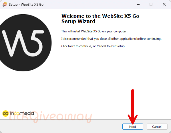 installation website x5 go free