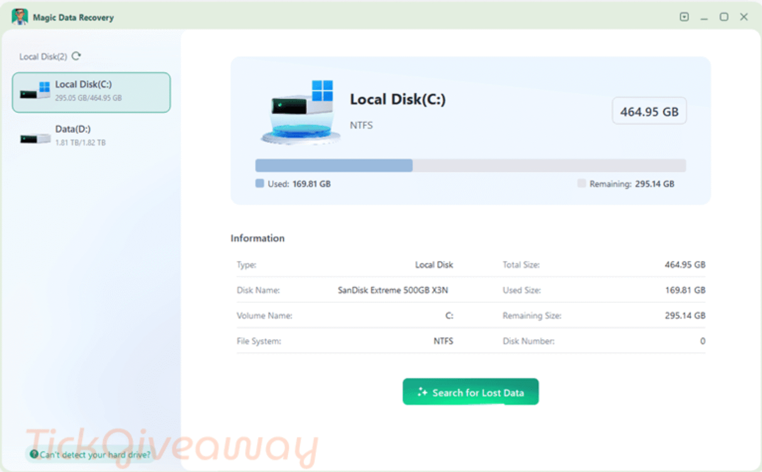 Giveaway: Magic Data Recovery Wizard Free (100% Discount)