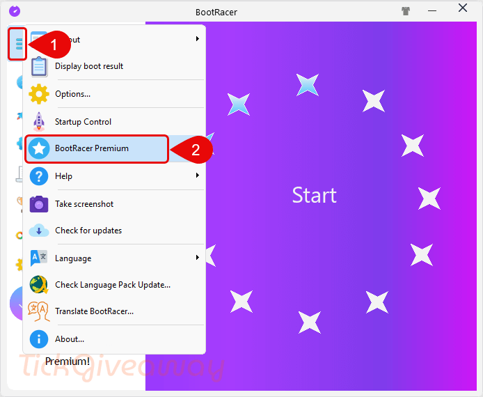register bootracer premium key