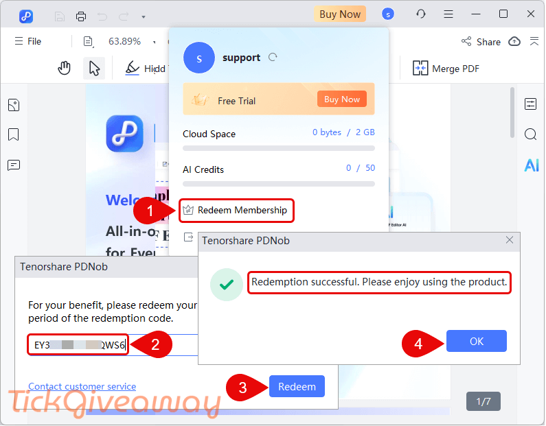 tenorshare pdnob giveaway license code
