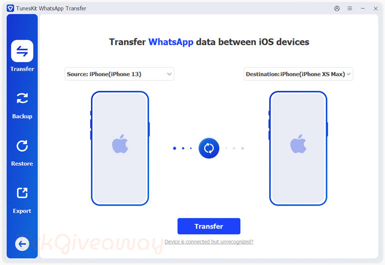 TunesKit WhatsApp Transfer