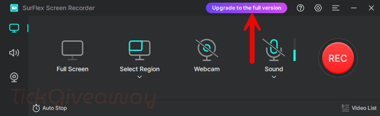 upgrade surflex screen recorder full version