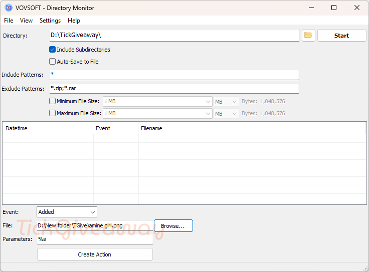 vovsoft directory monitor key free Vovsoft Directory Monitor