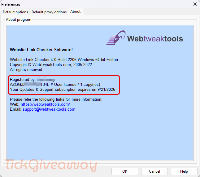 webtweaktools website link checker full download