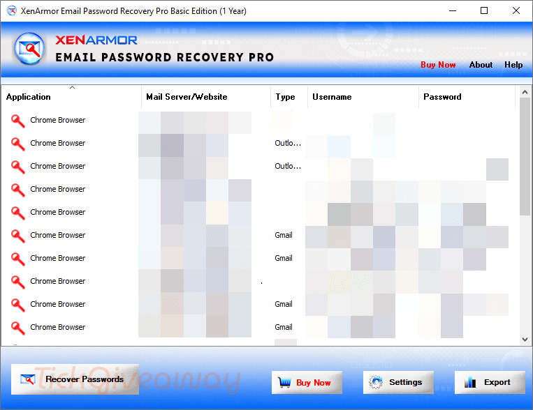 xenarmor email password recovery pro free key XenArmor Email Password Recovery Pro