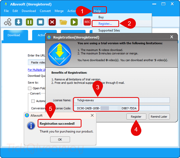 activate allavsoft for windows code