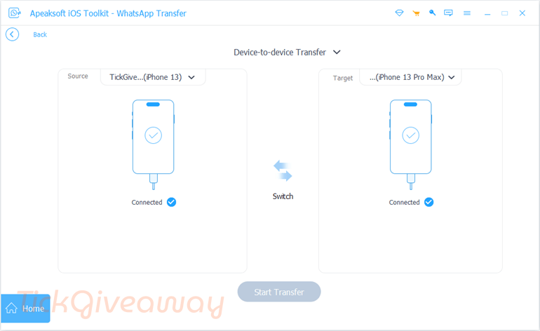 Apeaksoft WhatsApp Transfer