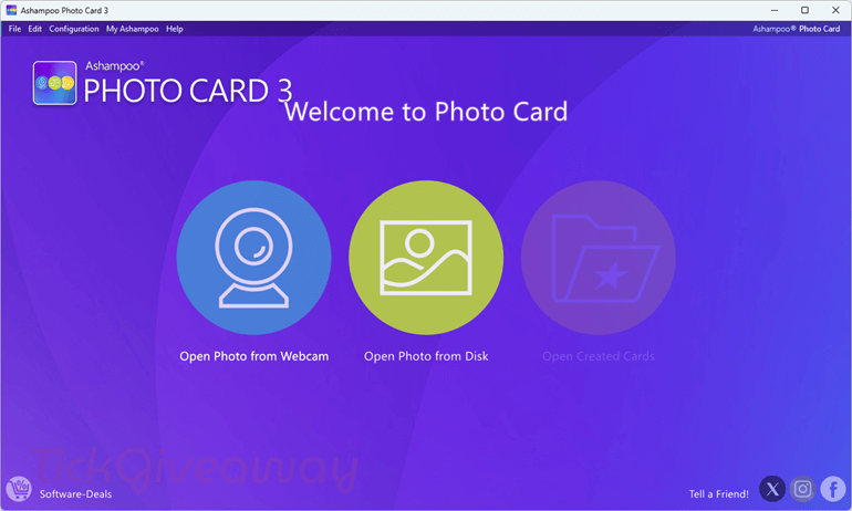 ashampoo photo card main screenshot free