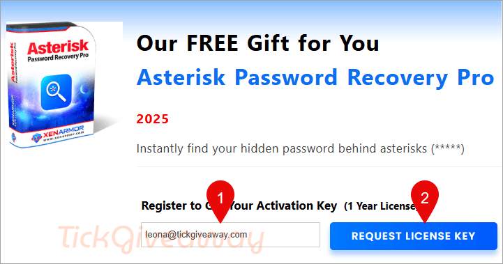 asterisk password recovery pro giveaway