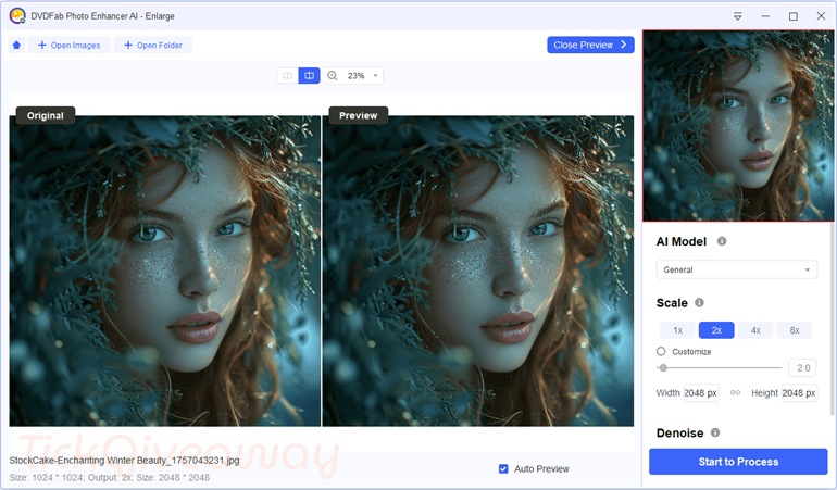 DVDFab Photo Enhancer AI
