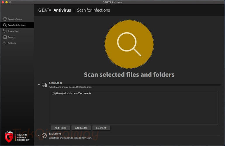 G DATA Antivirus Mac
