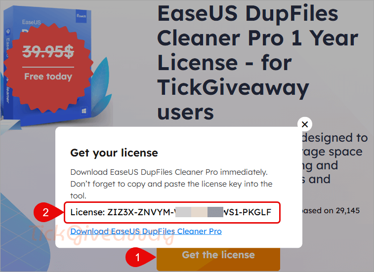 get easeus dupfiles cleaner code