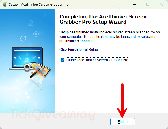 install acethinker screen grabber pro free