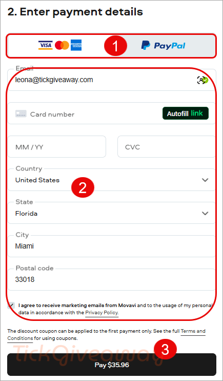 payment details movavi screen recorder payment details movavi screen recorder