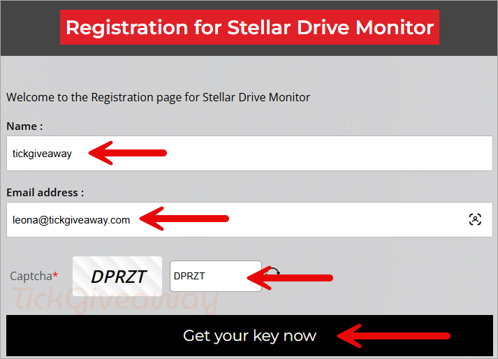 stellar drive monitor giveaway page free