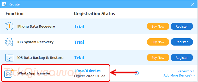 subscription apeaksoft whatsapp transfer free