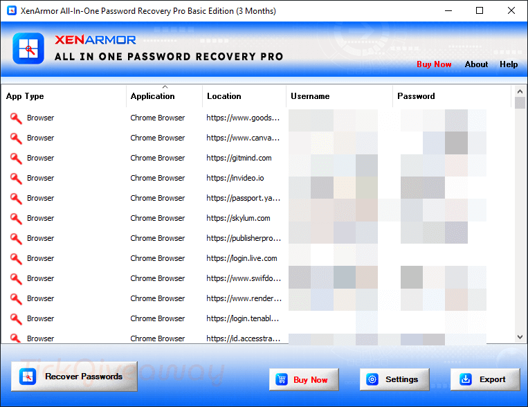 xenarmor all in one password recovery giveaway key free XenArmor All-In-One Password Recovery