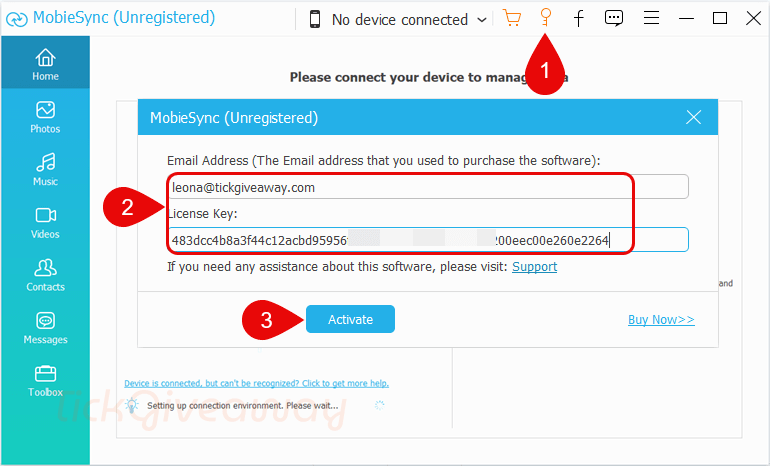 activate aiseesoft mobiesync key