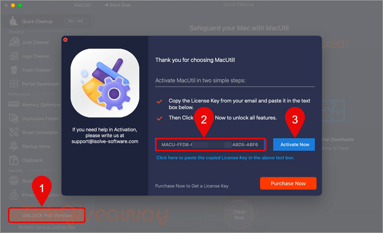 activate macutil key free