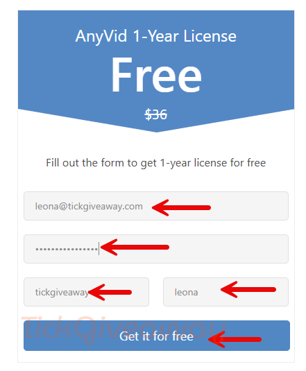 anyvid for windows giveaway page free