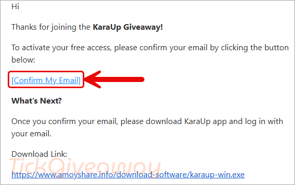 confirm mail karaup for windows confirm mail karaup for windows