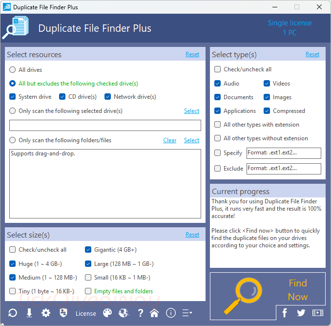 Duplicate File Finder Plus