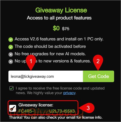 get aiarty image matting free code