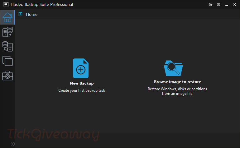 hasleo backup suite main screenshot