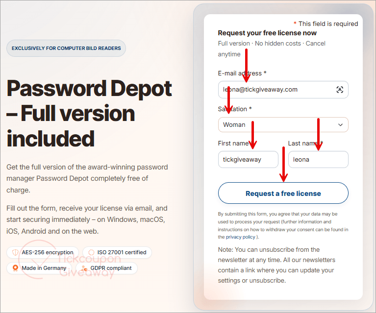 password depot giveaway page free password depot giveaway page free