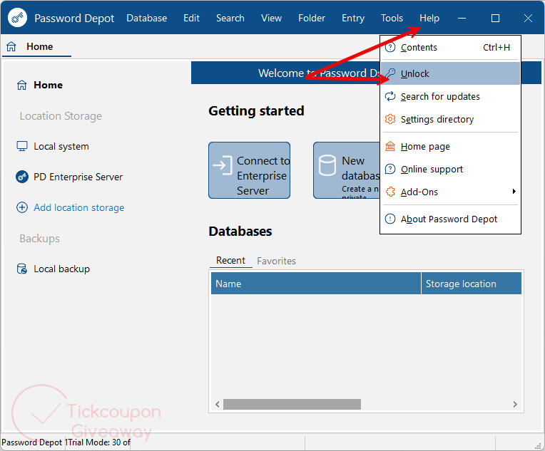 unlock password depot key unlock password depot key